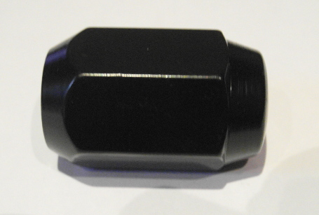 thumbnail interactive-video image 1 of 24-Pack 1/2-20 40mm Long Black Acorn Wheel Nuts - TUFF PLUS - For Falcons, Some Jeep 1 of 6